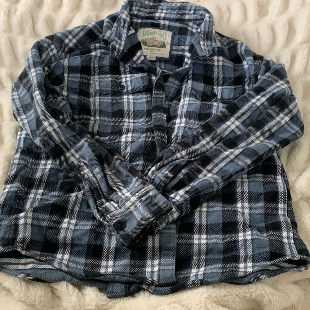 American Eagle Flannel Button Up